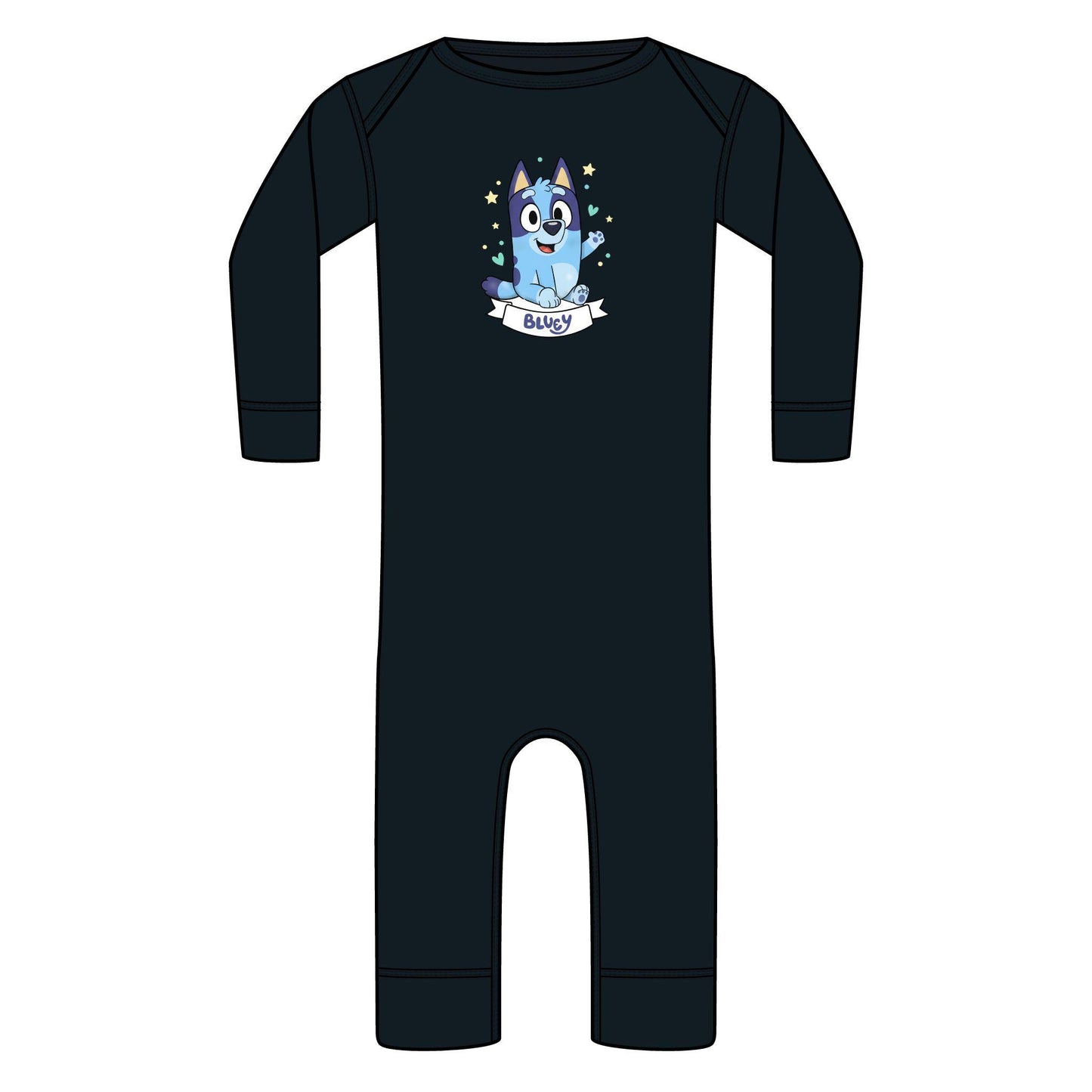 Bluey Cartoon Infant Long Legged Baby Rib Bodysuit