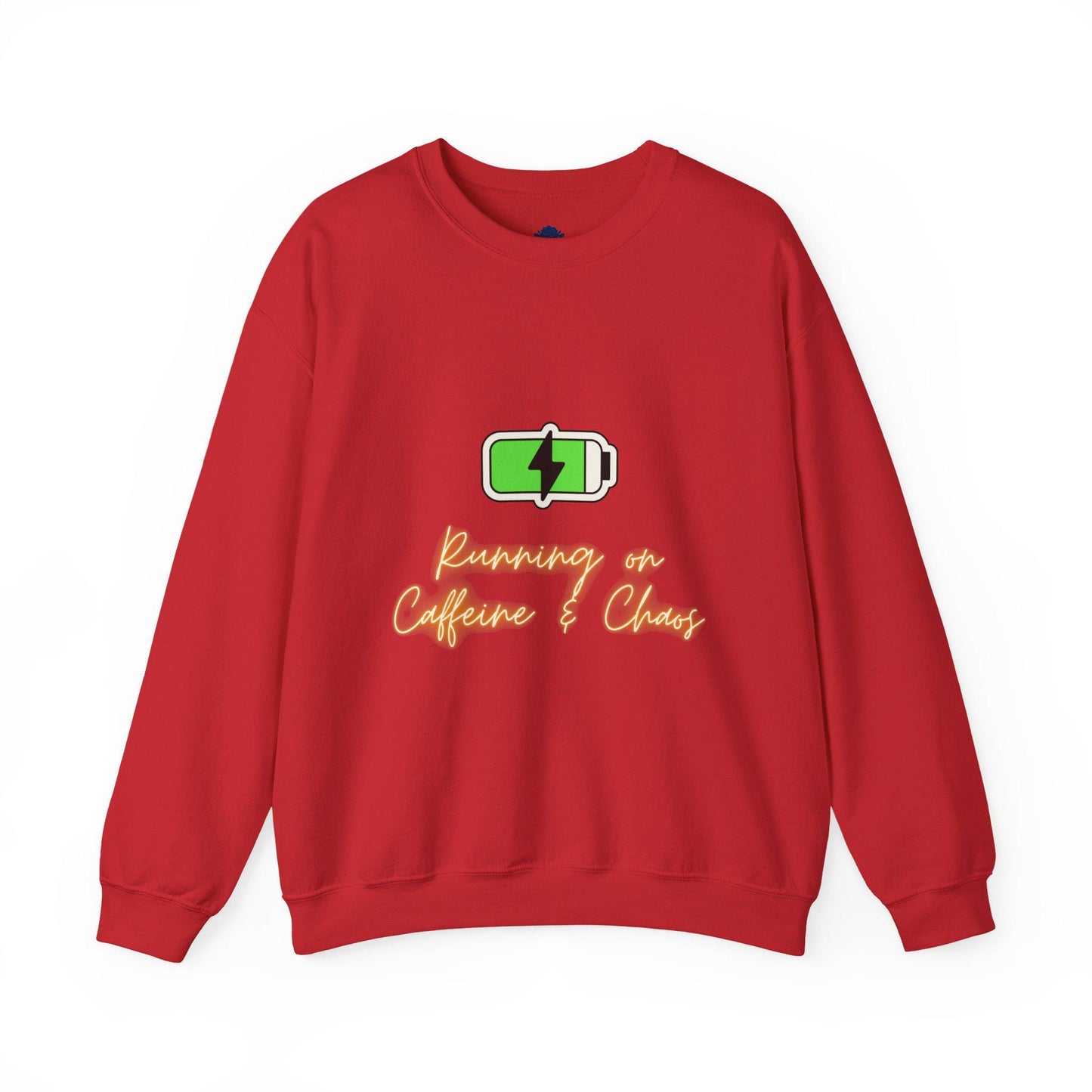 Funny Coffee Quote Crewneck Sweatshirt | Coffee Lover, Caffeinated Humor