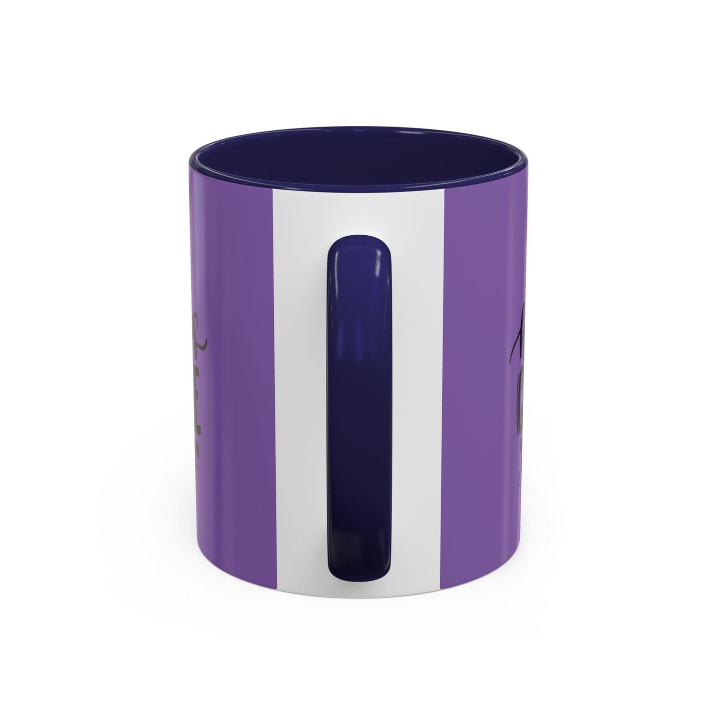 Life Happens Coffee Helps Mug | Accent Coffee Mug, Purple