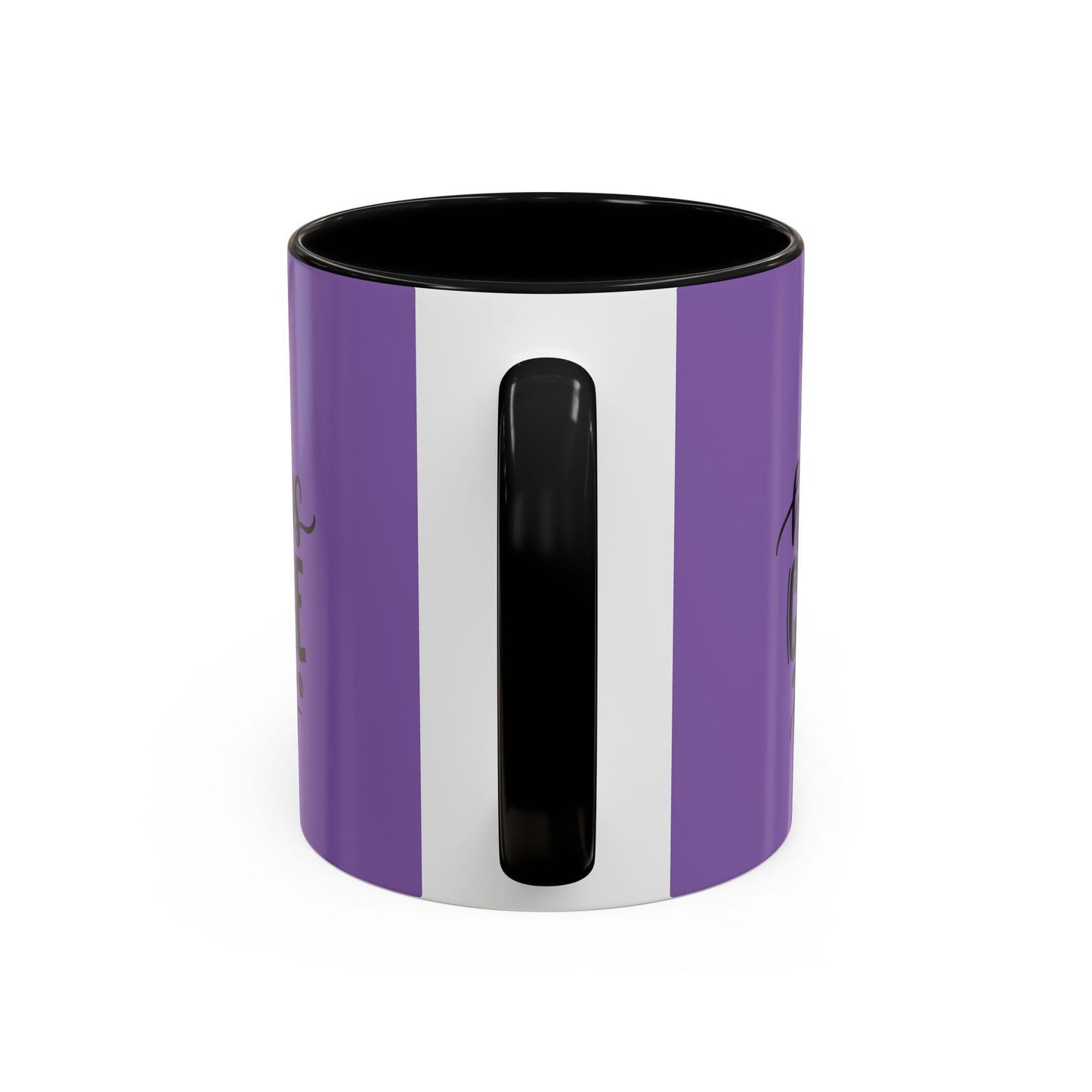 Life Happens Coffee Helps Mug | Accent Coffee Mug, Purple