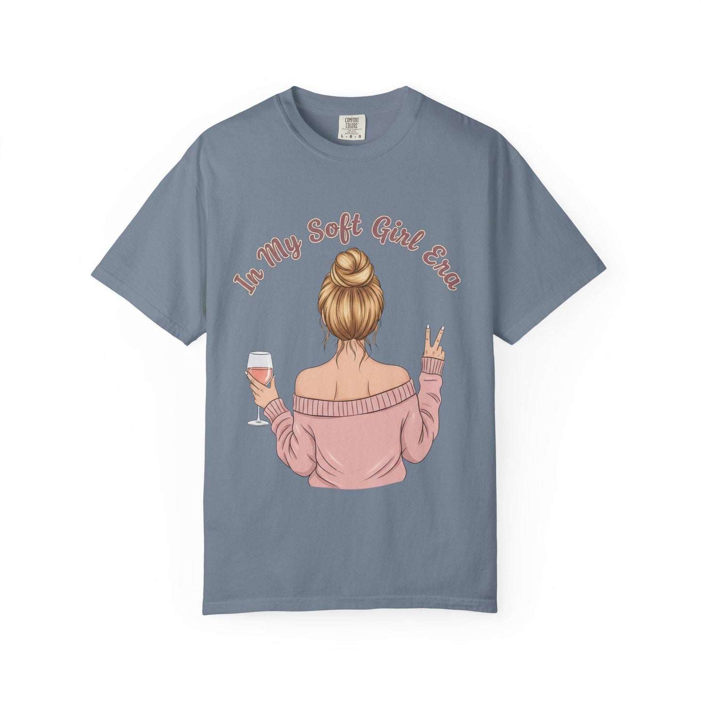 Soft Girl Wine Quote Tee | Cute Slogan T-Shirt