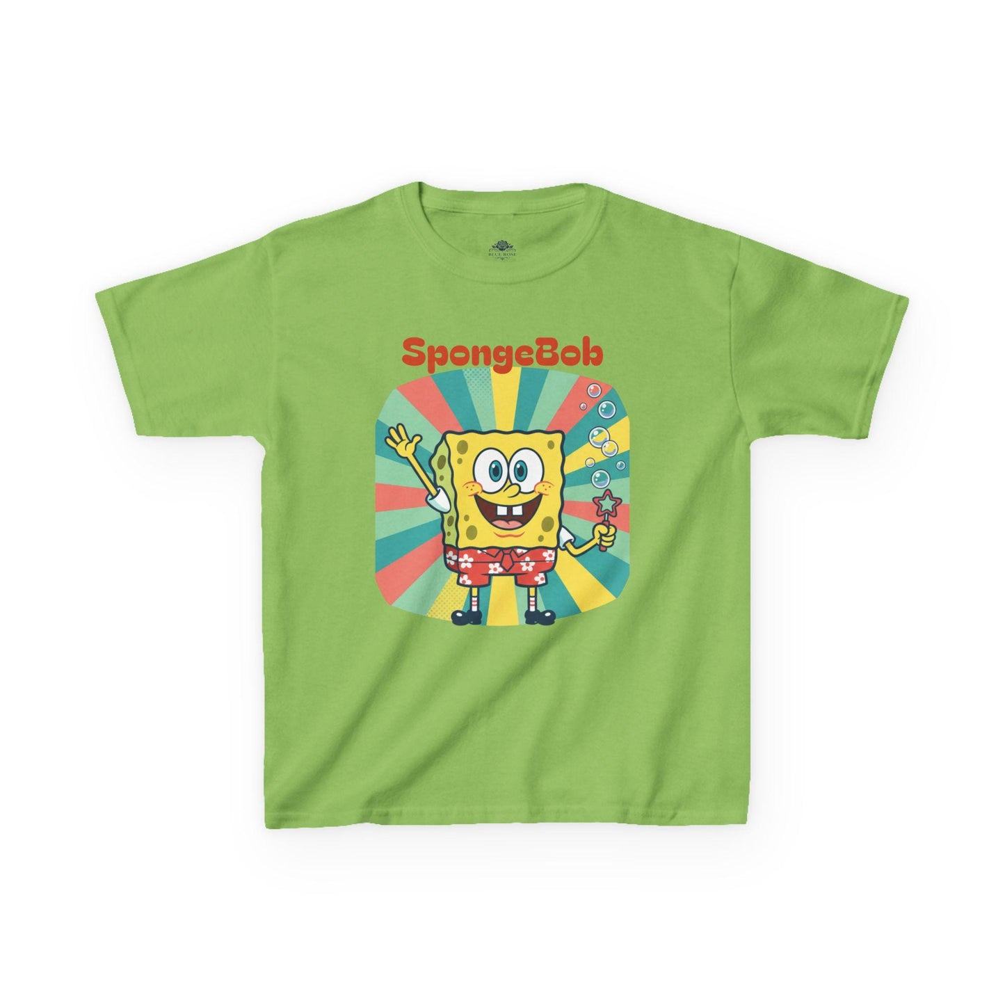SpongeBob SquarePants Graphic Kids Tee | Cartoon Sea Sponge Shirt