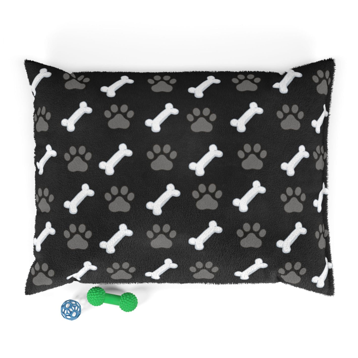 Cute Print Pet Bed, Decorative Paw Pattern | Small Medium Large