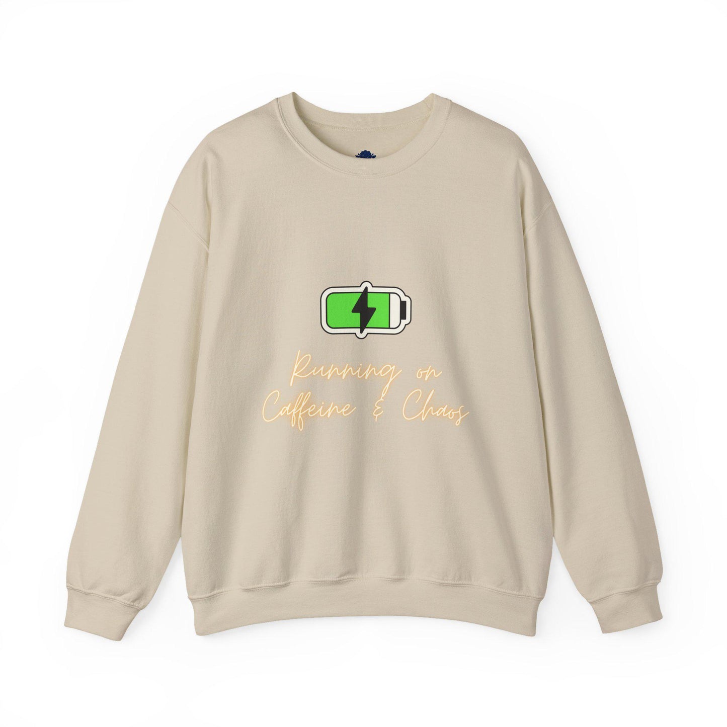 Funny Coffee Quote Crewneck Sweatshirt | Coffee Lover, Caffeinated Humor