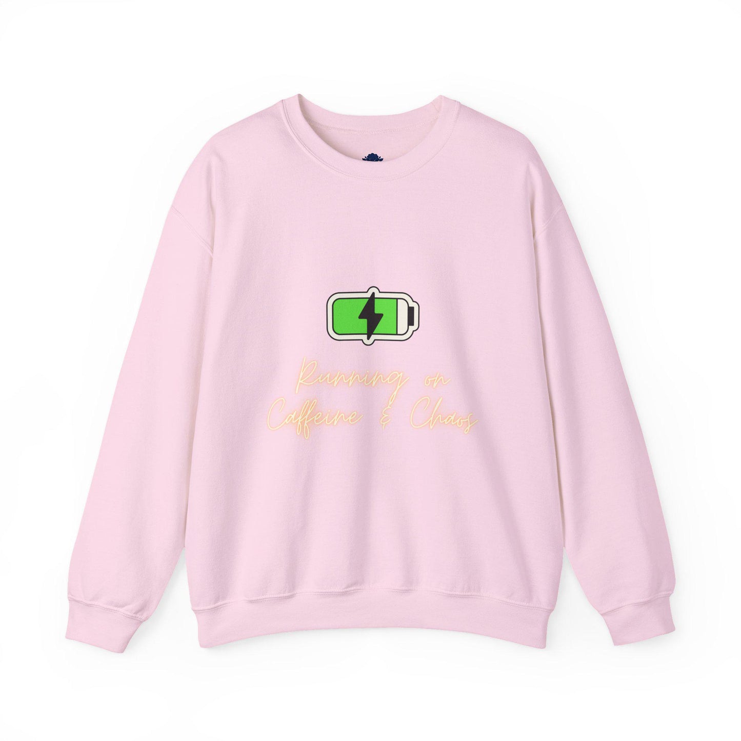 Funny Coffee Quote Crewneck Sweatshirt | Coffee Lover, Caffeinated Humor