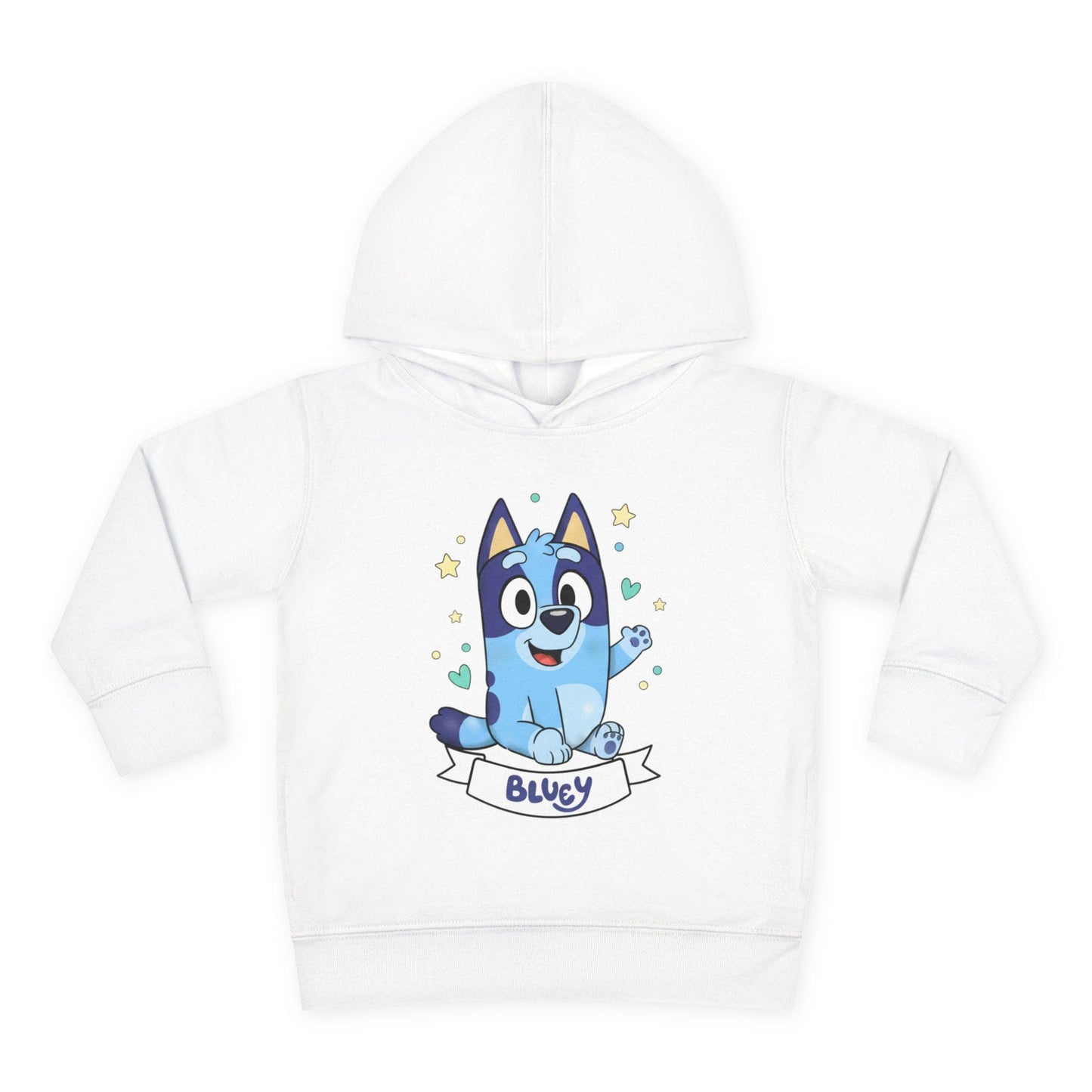 Blue Puppy Cartoon Hoodie | Toddler Pullover