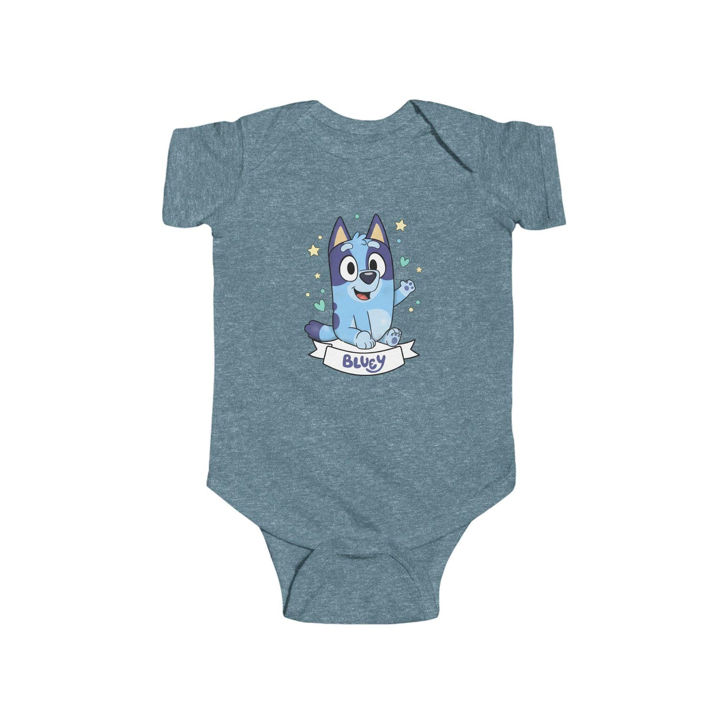 Bluey Cartoon Puppy Infant Bodysuit | Cute Blue Dog Onesie