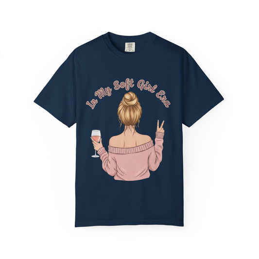 Soft Girl Wine Quote Tee | Cute Slogan T-Shirt