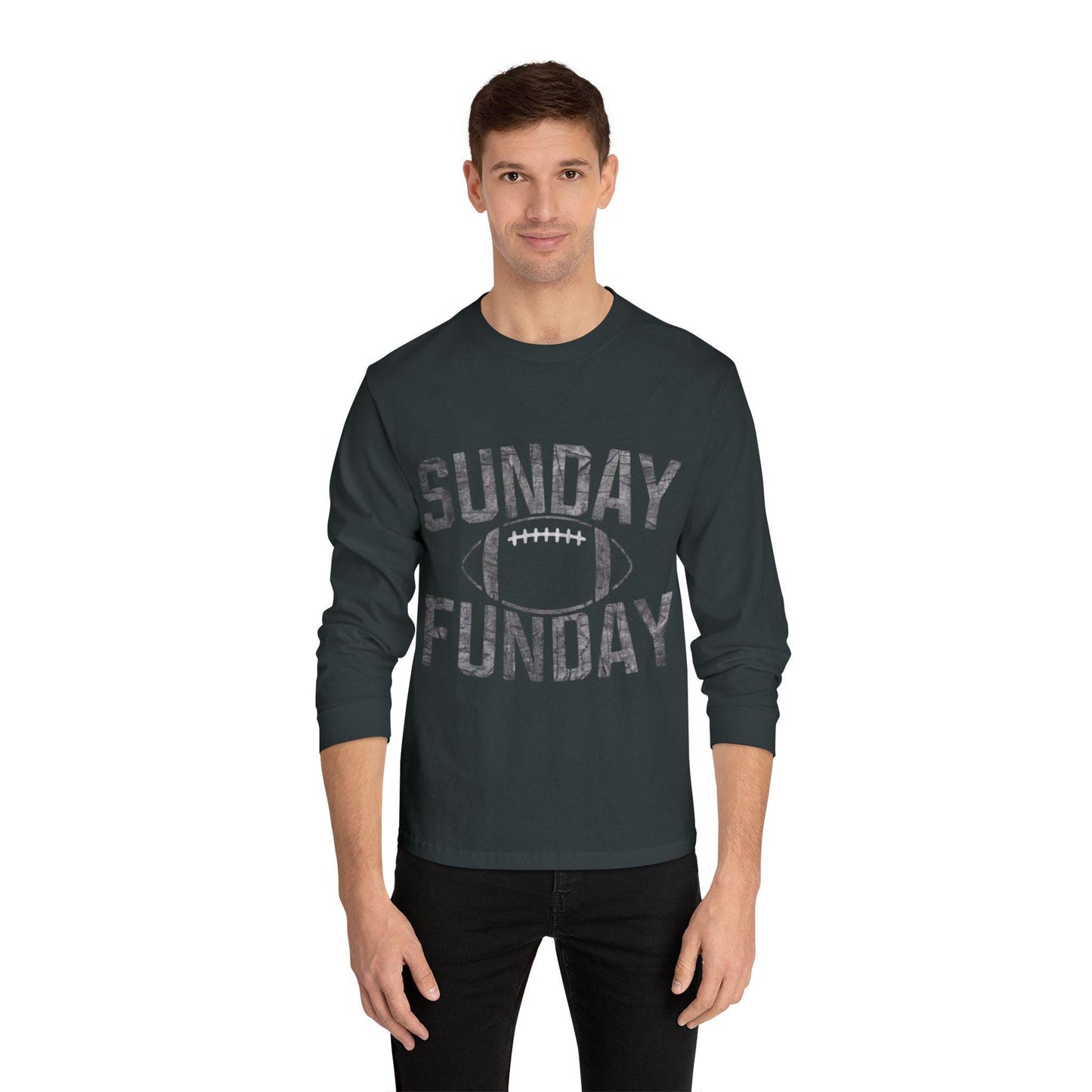 Sunday Funday Football Long Sleeve | Game Day Tee