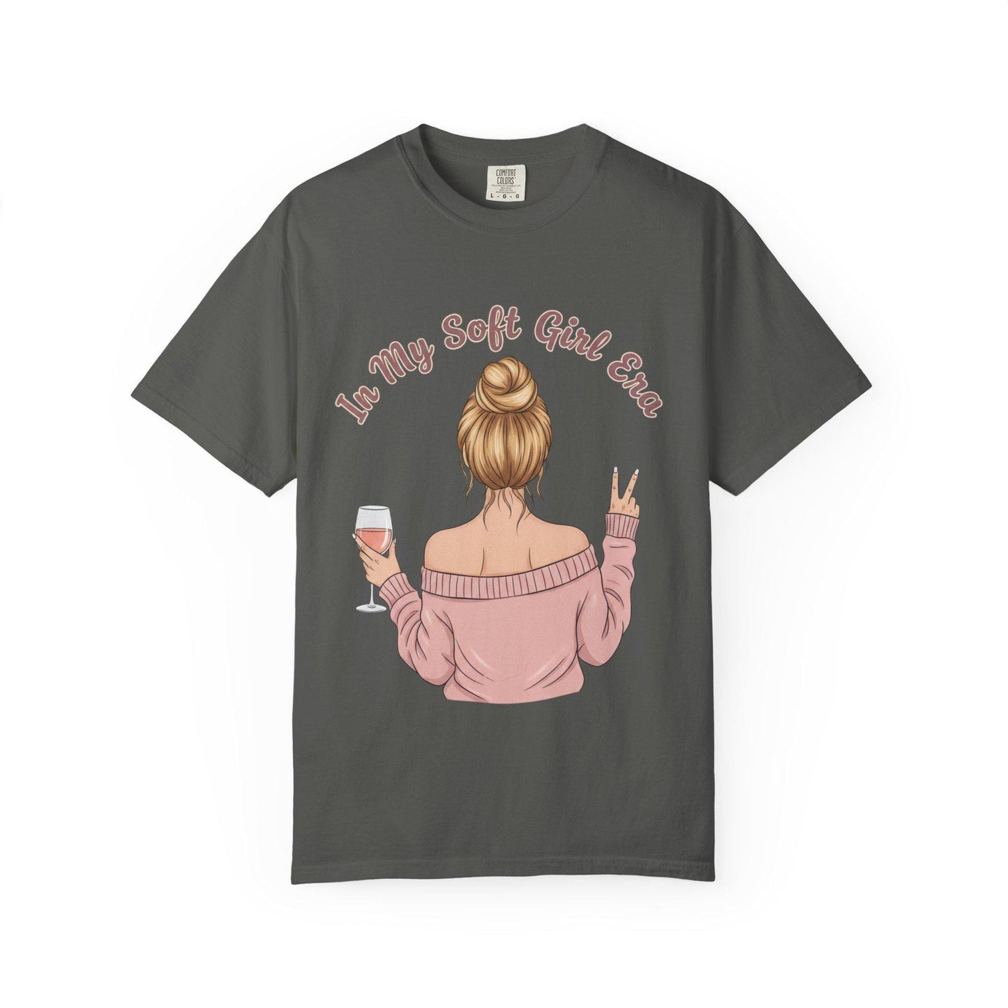 Soft Girl Wine Quote Tee | Cute Slogan T-Shirt