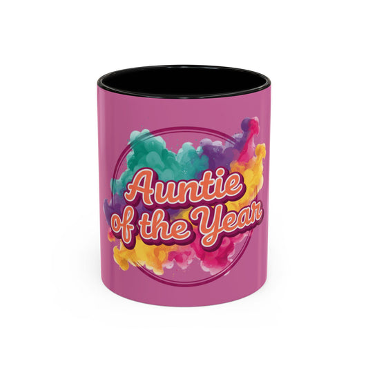 Auntie of the Year Mug | Accent Coffee Mug 11oz 15oz