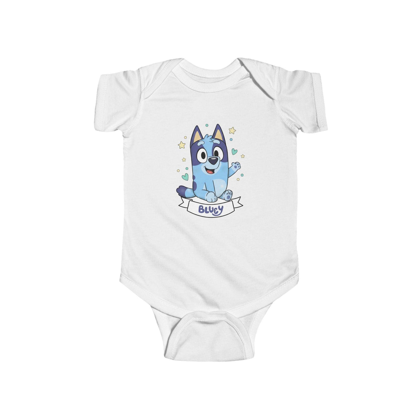 Bluey Cartoon Puppy Infant Bodysuit | Cute Blue Dog Onesie