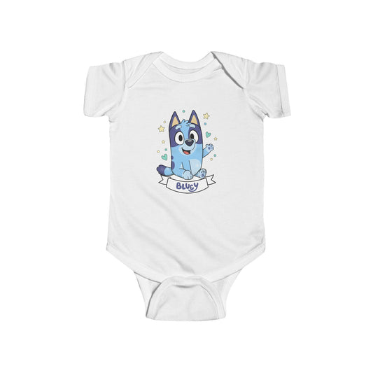 Bluey Cartoon Puppy Infant Bodysuit | Cute Blue Dog Onesie