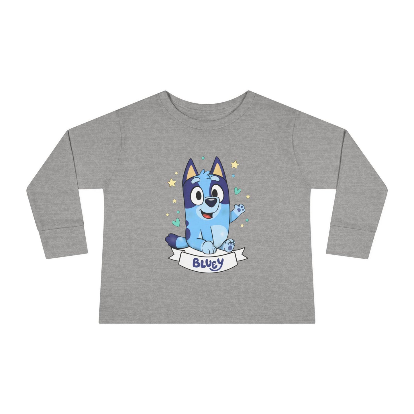 Bluey Cartoon Puppy Tee | Toddler Long Sleeve Tee