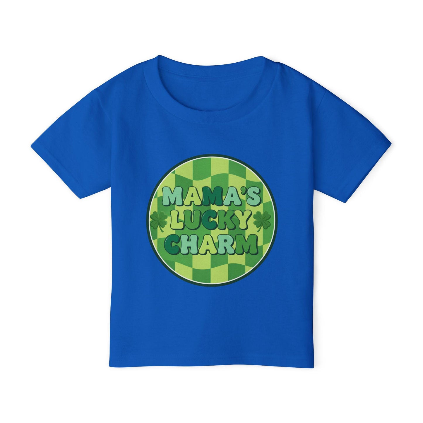 Mama's Lucky Charm Toddler T-Shirt | St. Patrick's Day Shamrock Design