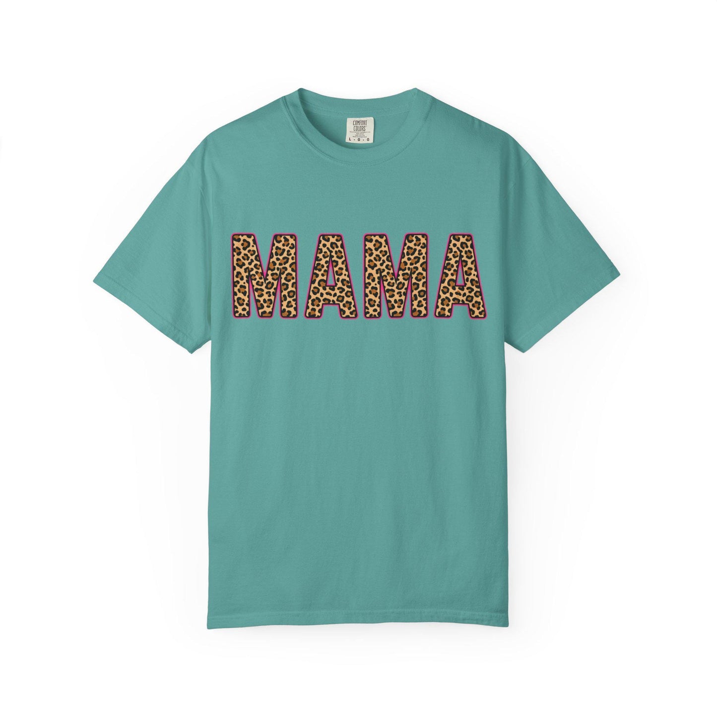 Leopard Print MAMA T-shirt | Mama Shirt, Animal Print Mom Tee