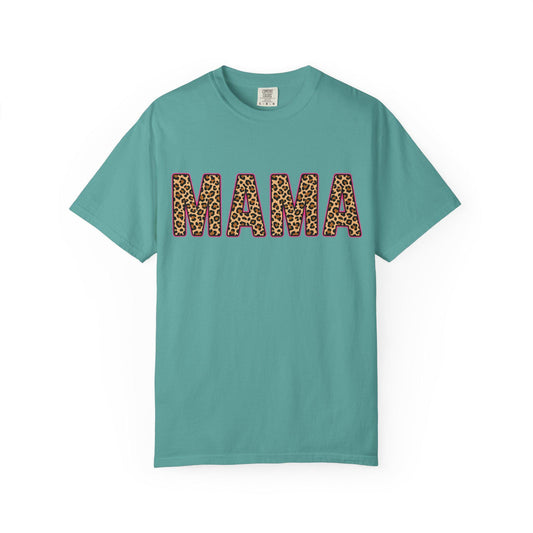 Leopard Print MAMA T-shirt | Mama Shirt, Animal Print Mom Tee