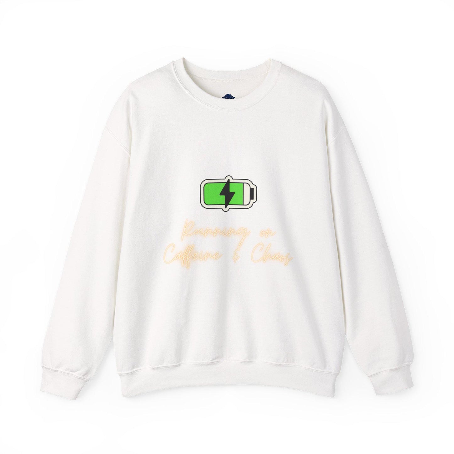Funny Coffee Quote Crewneck Sweatshirt | Coffee Lover, Caffeinated Humor