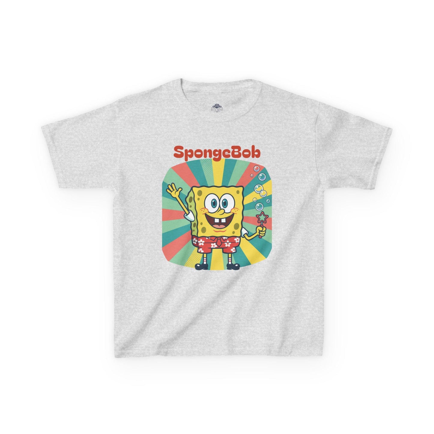 SpongeBob SquarePants Graphic Kids Tee | Cartoon Sea Sponge Shirt