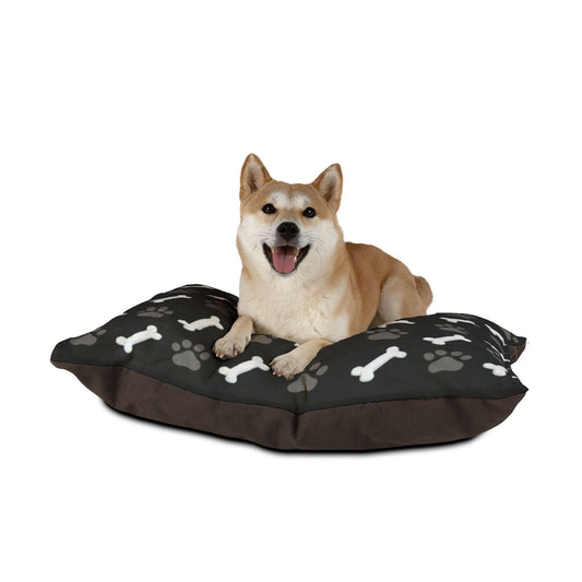 Cute Print Pet Bed, Decorative Paw Pattern | Small Medium Large