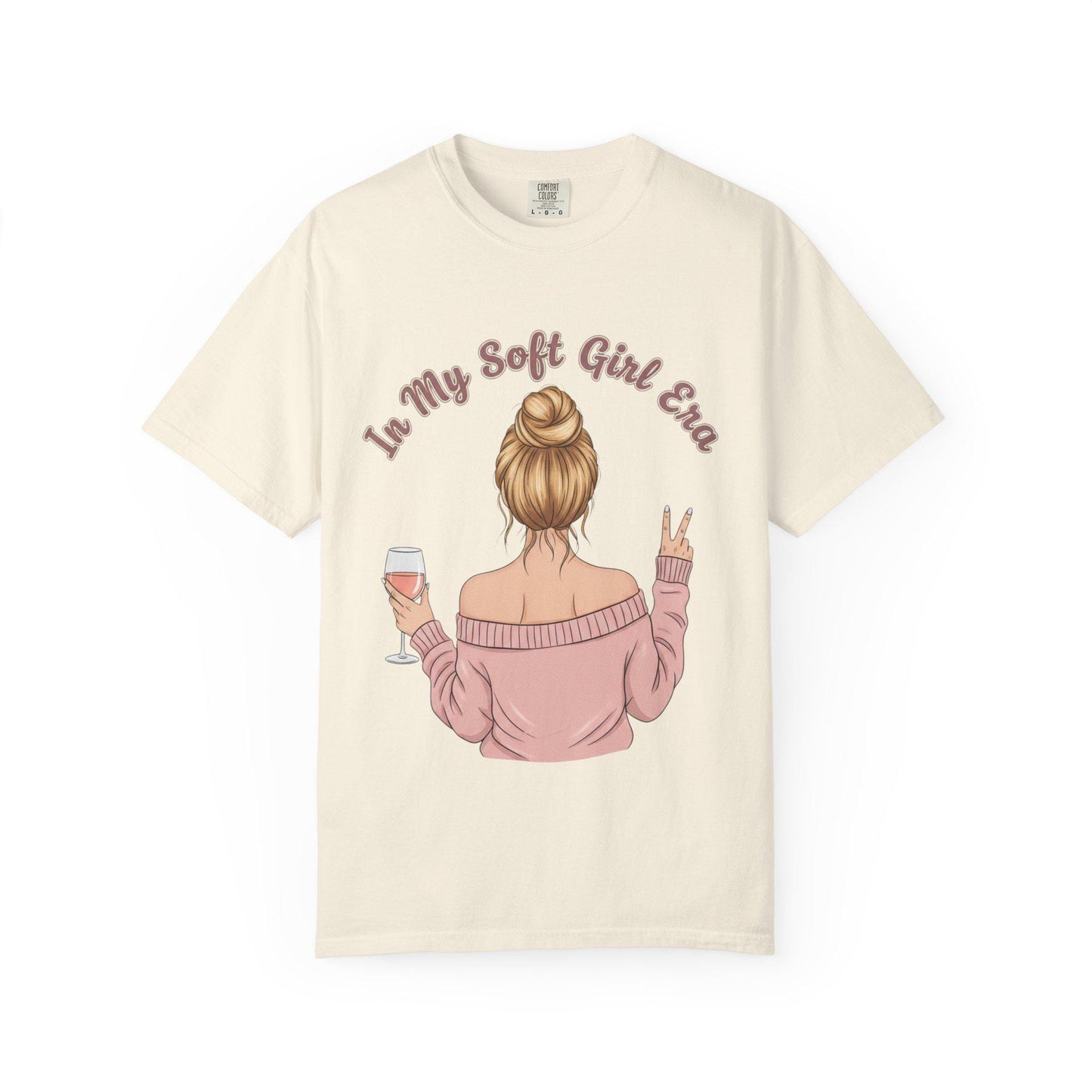Soft Girl Wine Quote Tee | Cute Slogan T-Shirt