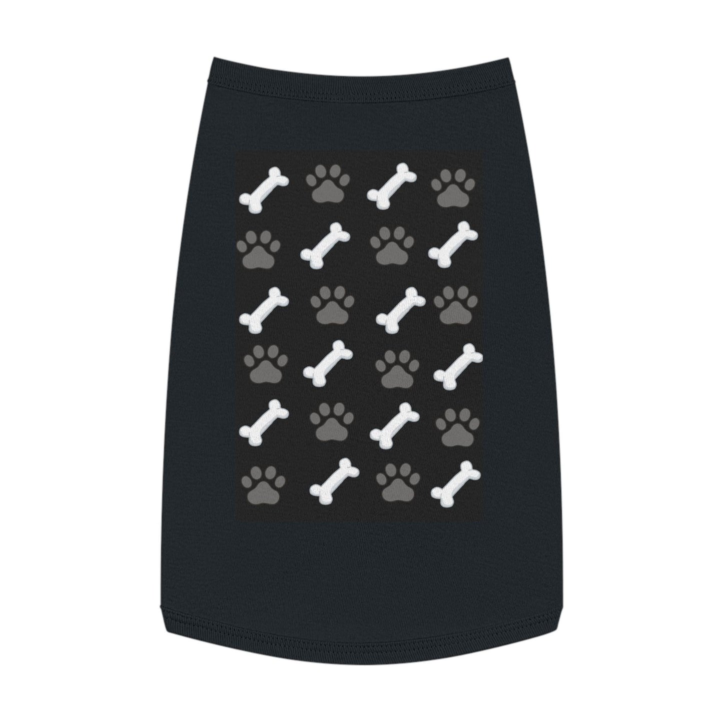Paw Prints and Bones Pet Tank Top | Dog Shirt, Puppy Tee