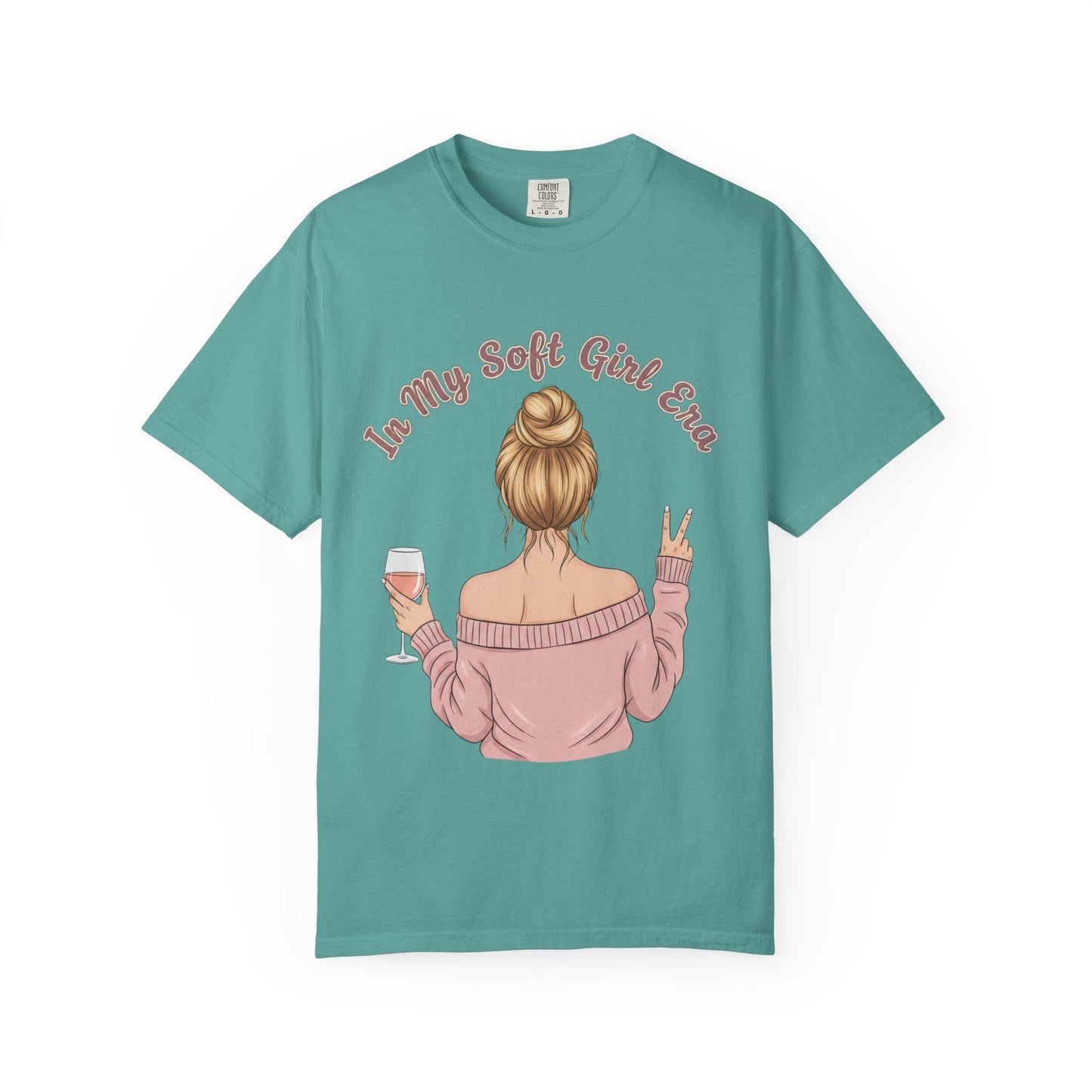 Soft Girl Wine Quote Tee | Cute Slogan T-Shirt