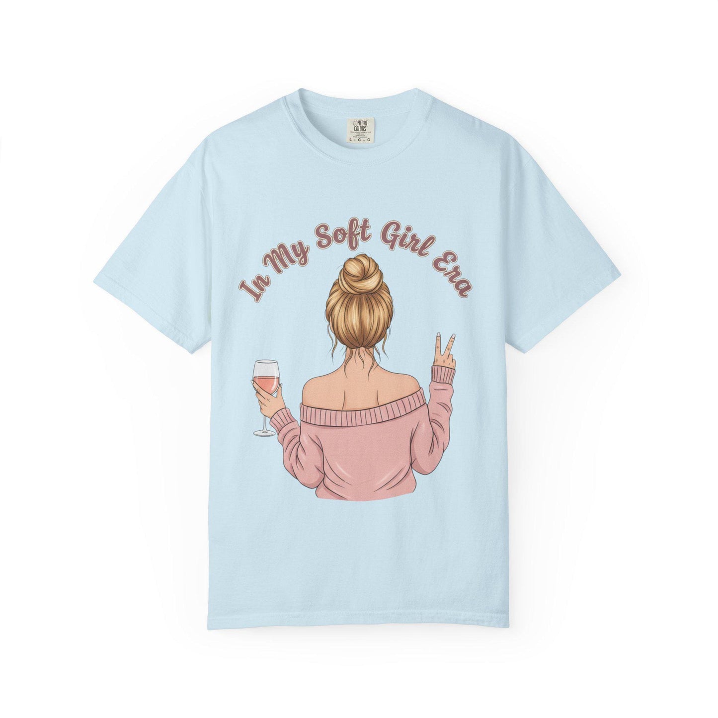 Soft Girl Wine Quote Tee | Cute Slogan T-Shirt