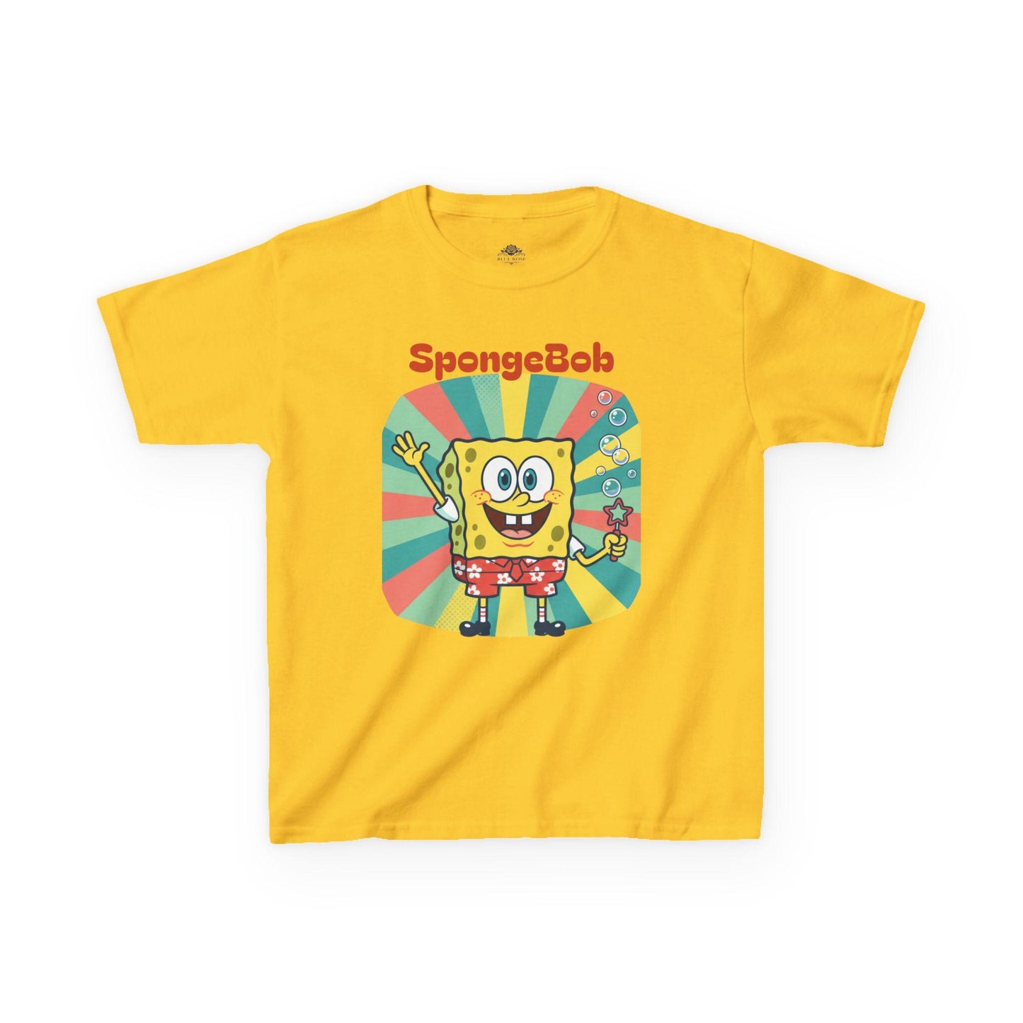 SpongeBob SquarePants Graphic Kids Tee | Cartoon Sea Sponge Shirt