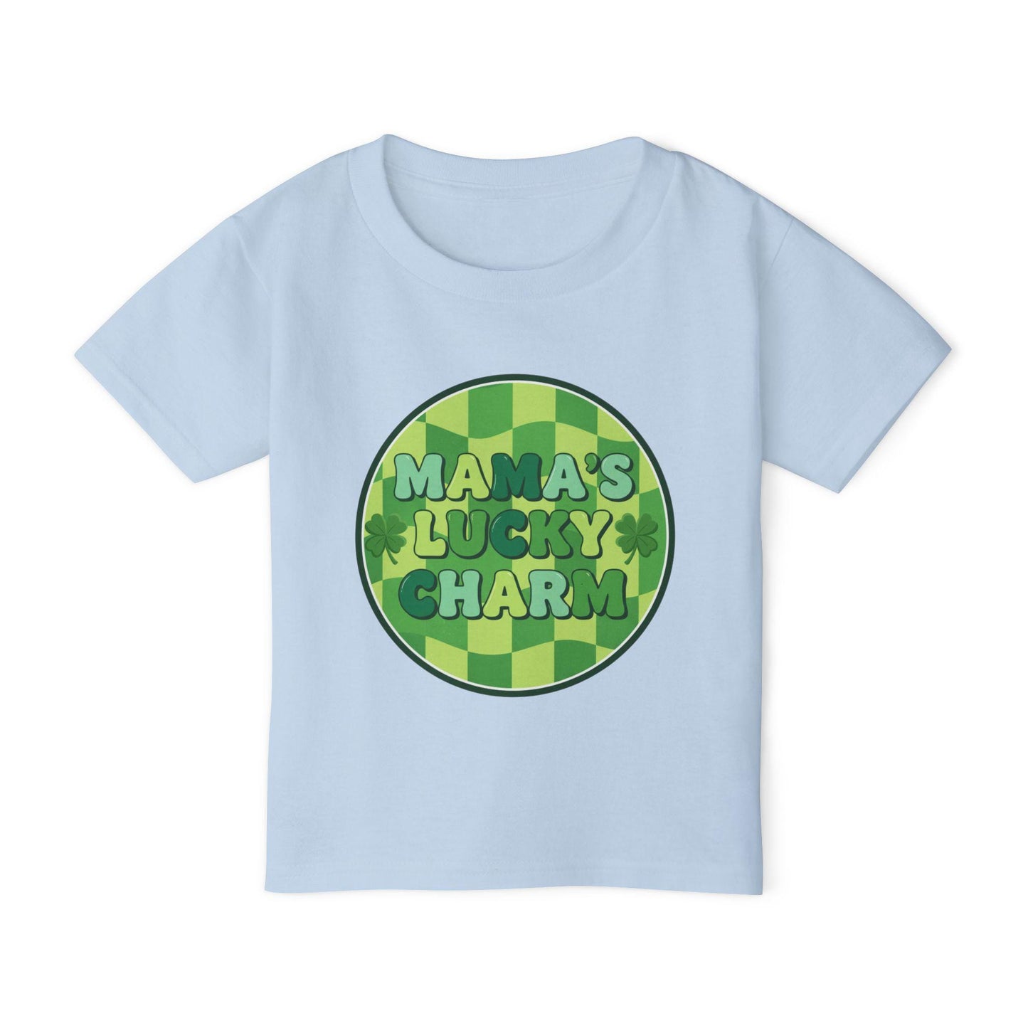 Mama's Lucky Charm Toddler T-Shirt | St. Patrick's Day Shamrock Design