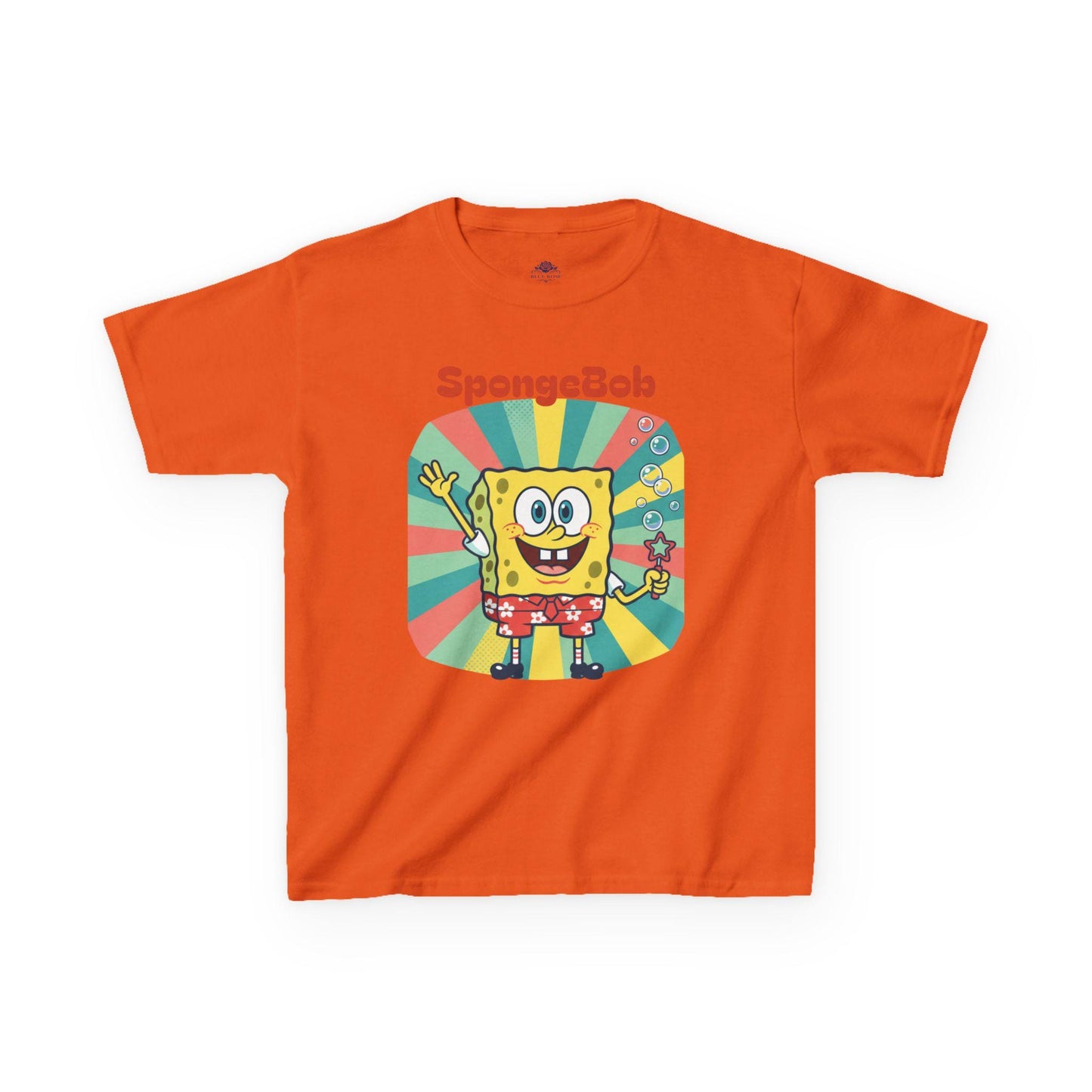 SpongeBob SquarePants Graphic Kids Tee | Cartoon Sea Sponge Shirt
