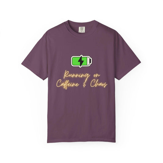 Green Battery Charging Icon T-shirt | Energy Graphic Tee