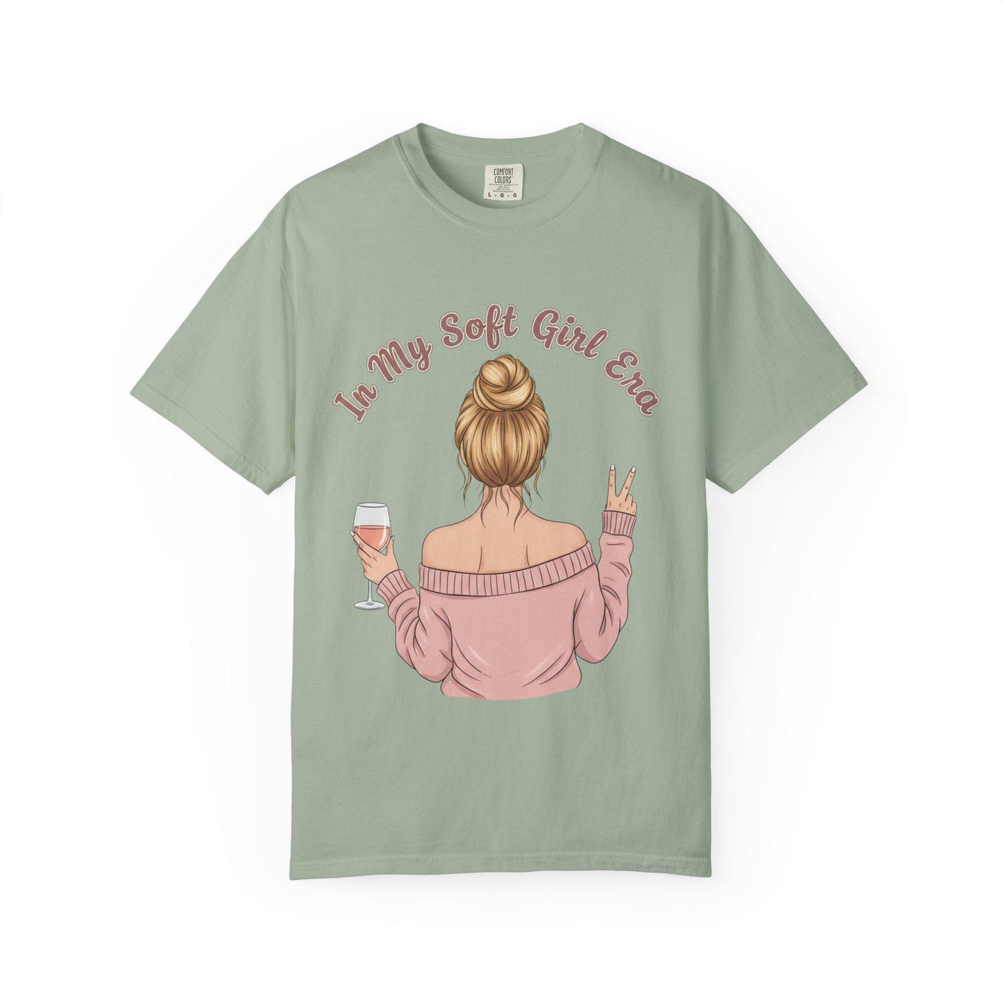 Soft Girl Wine Quote Tee | Cute Slogan T-Shirt