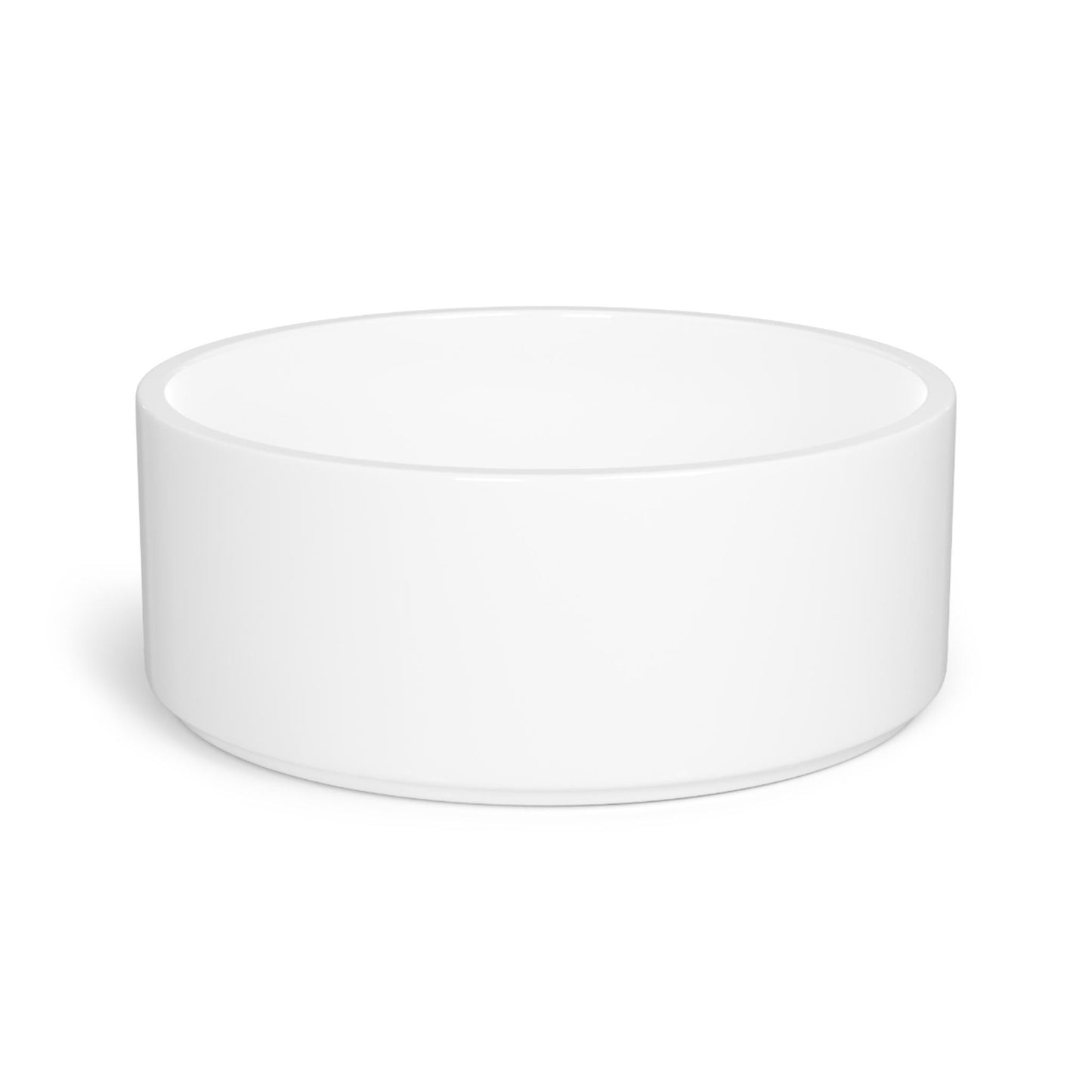 Bone and Paw Print Pet Bowl | Black Patterned Dog Dish
