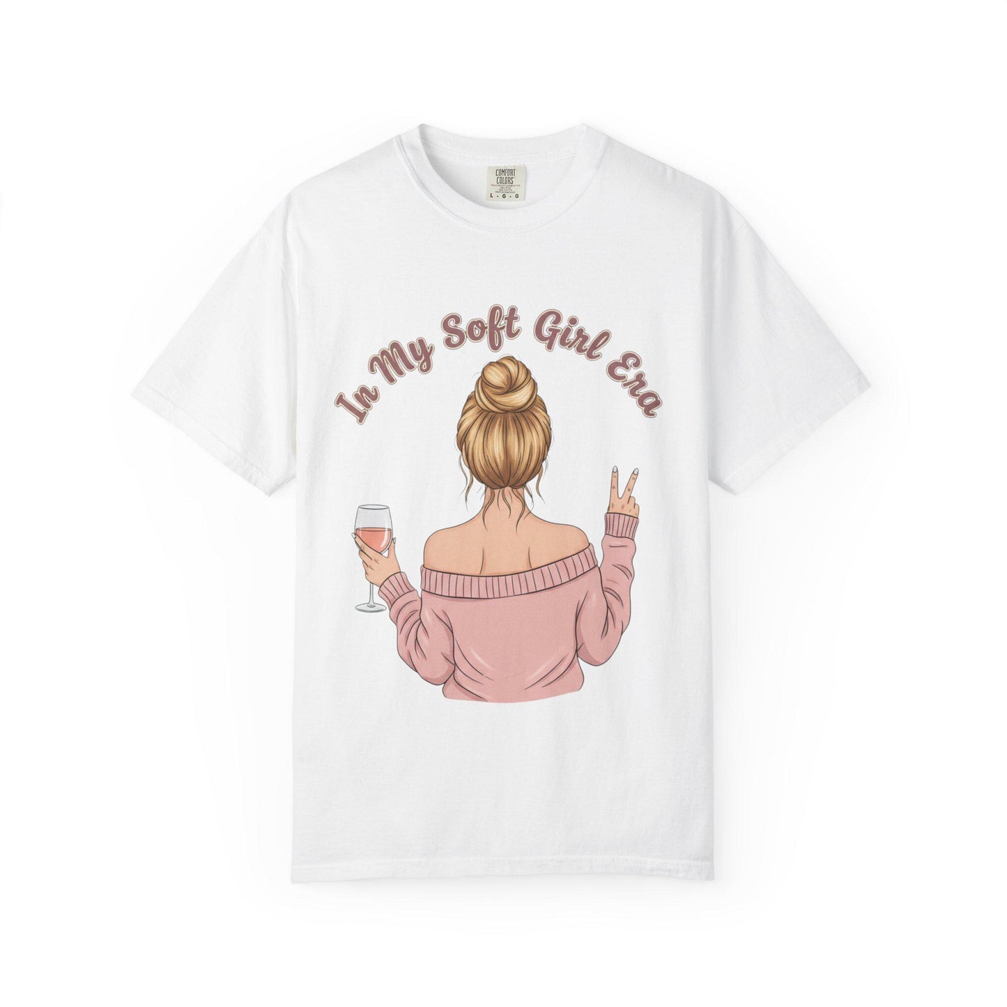 Soft Girl Wine Quote Tee | Cute Slogan T-Shirt