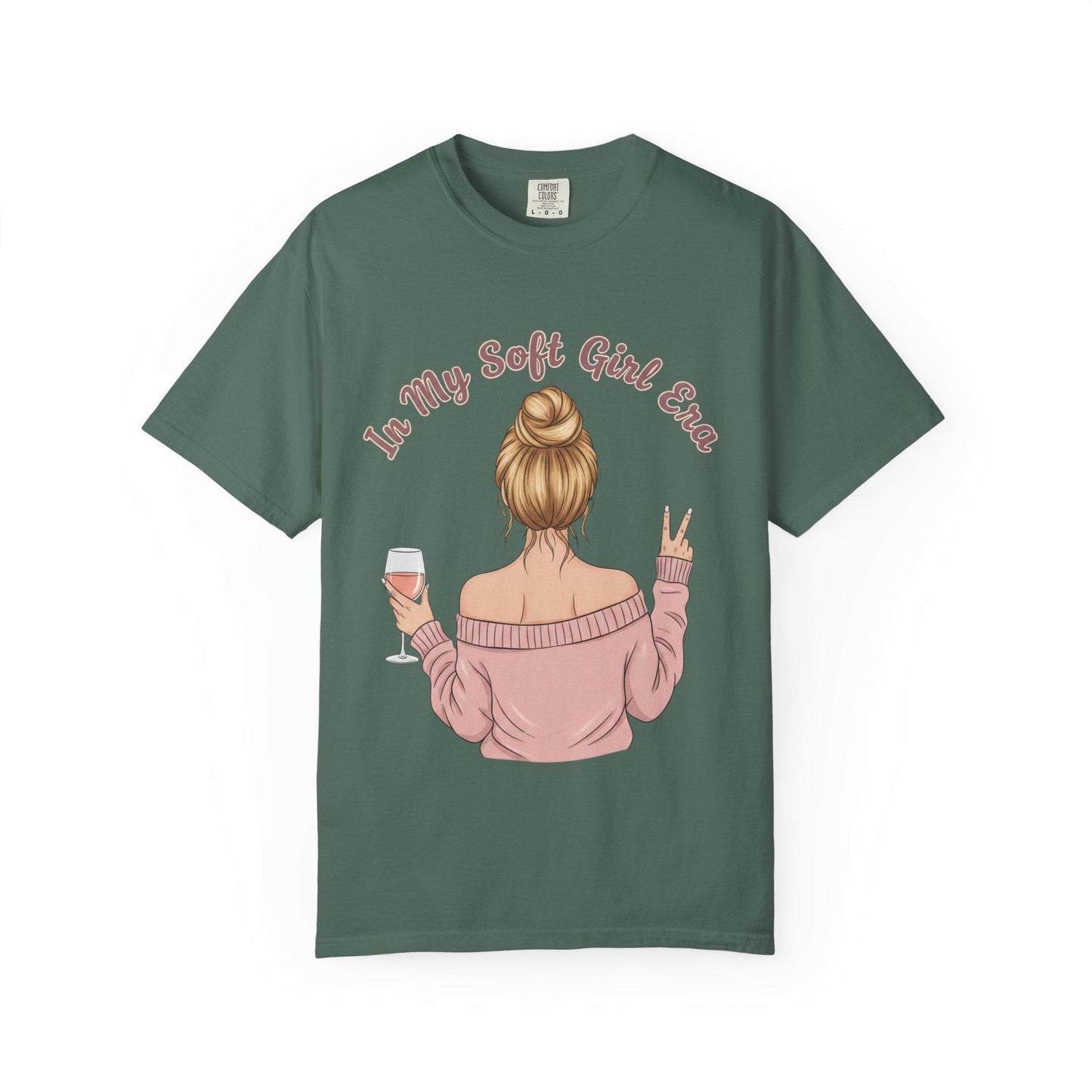 Soft Girl Wine Quote Tee | Cute Slogan T-Shirt