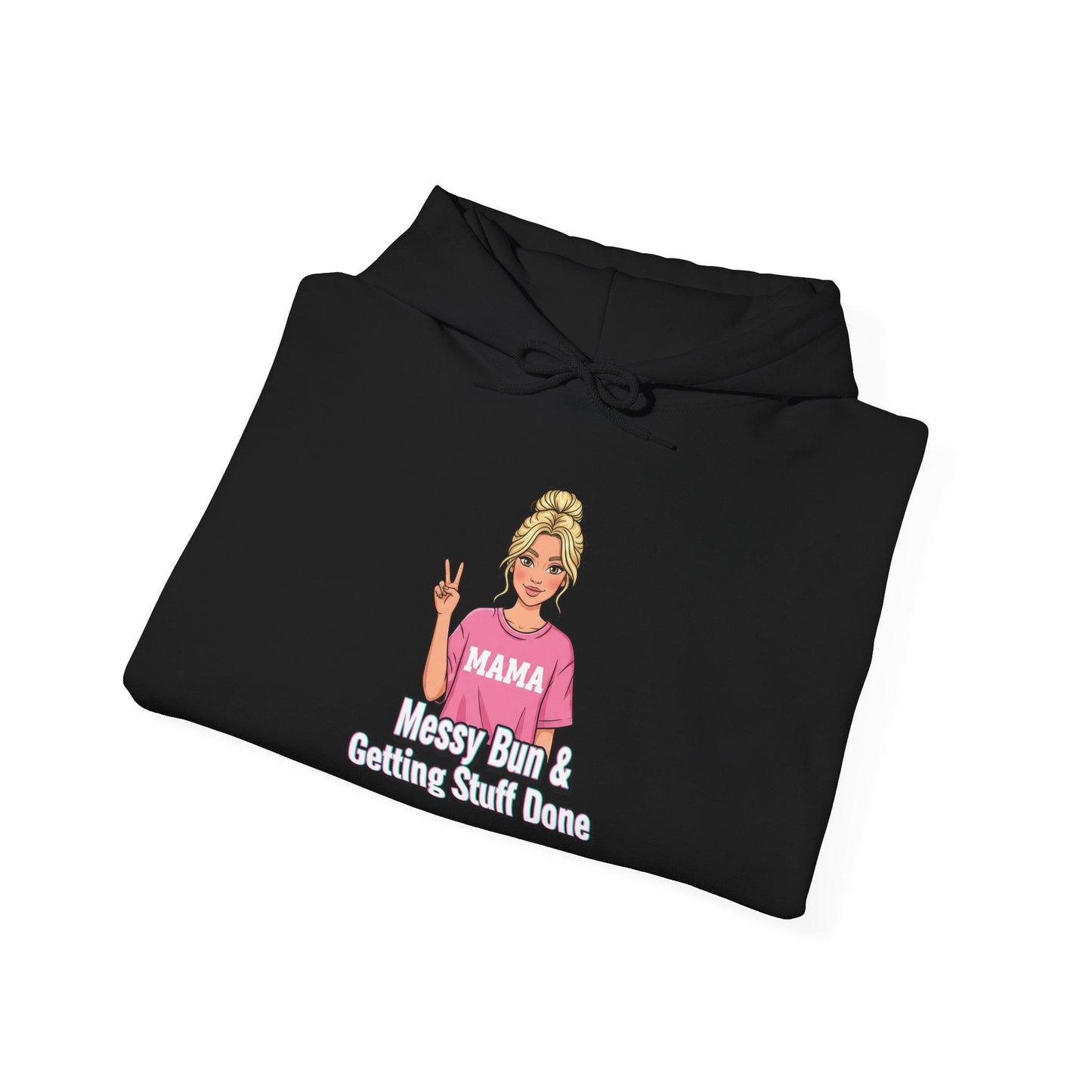 Neon Meme Caption Hoodie | chunky hand lettering, neon outline text