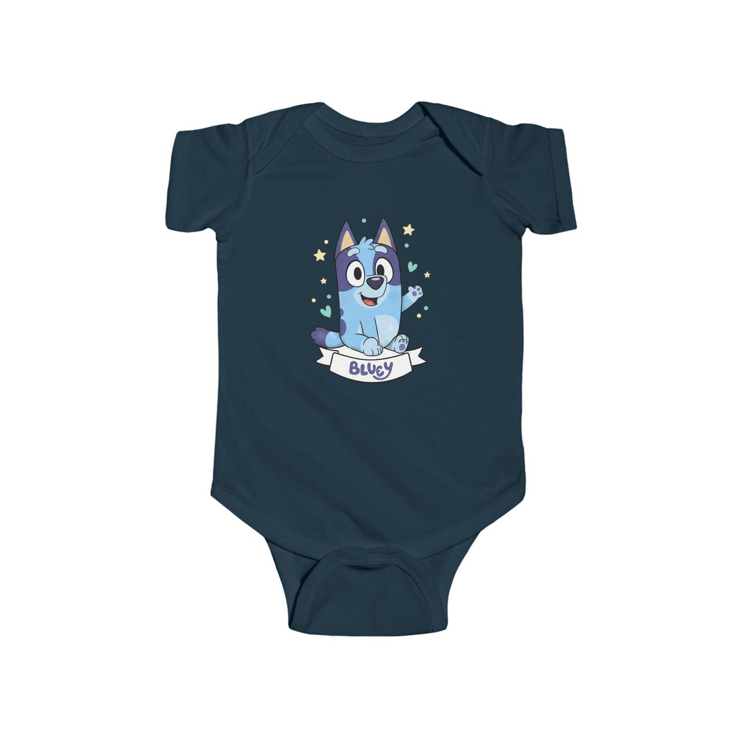 Bluey Cartoon Puppy Infant Bodysuit | Cute Blue Dog Onesie