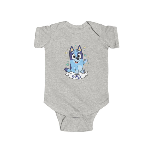 Bluey Cartoon Puppy Infant Bodysuit | Cute Blue Dog Onesie
