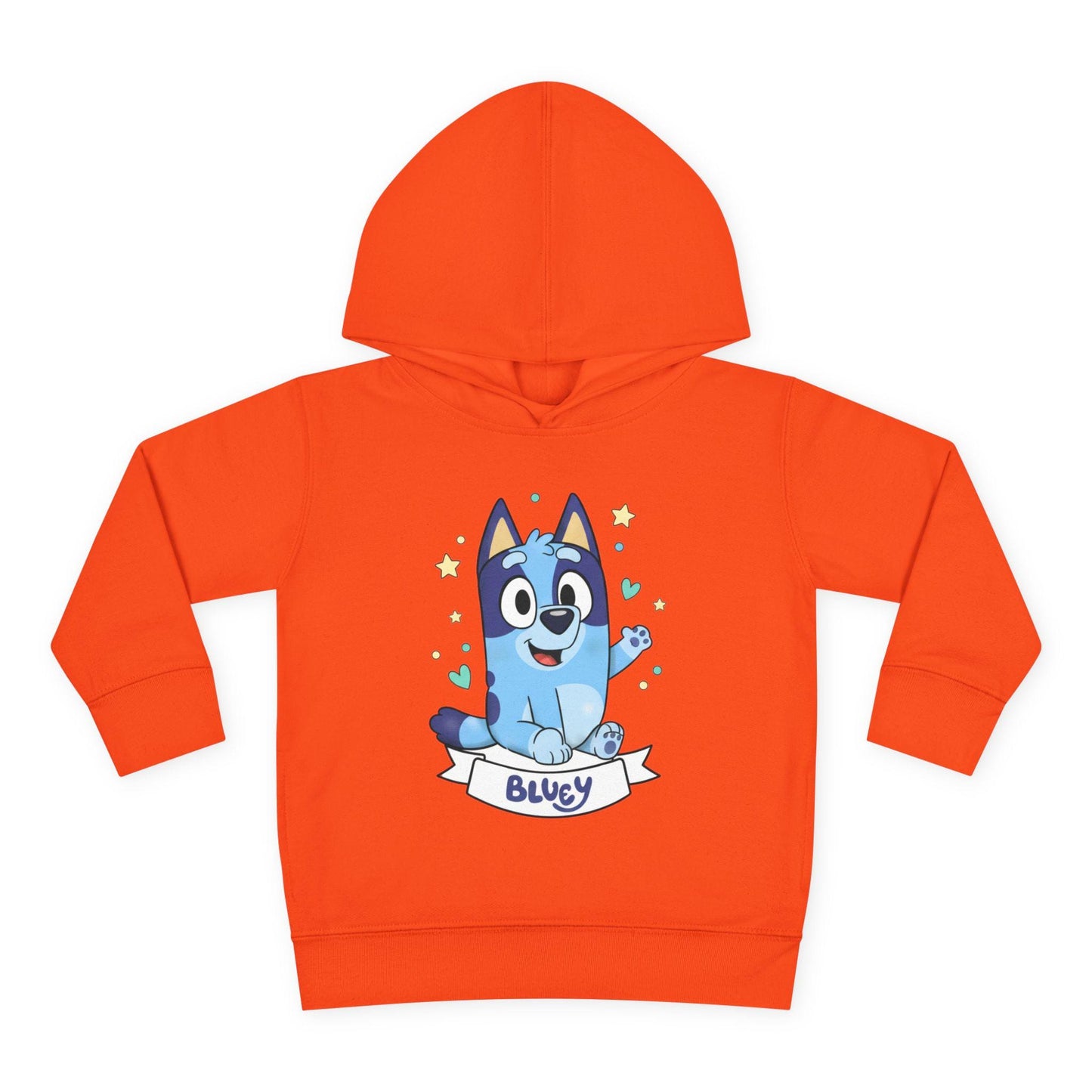 Blue Puppy Cartoon Hoodie | Toddler Pullover
