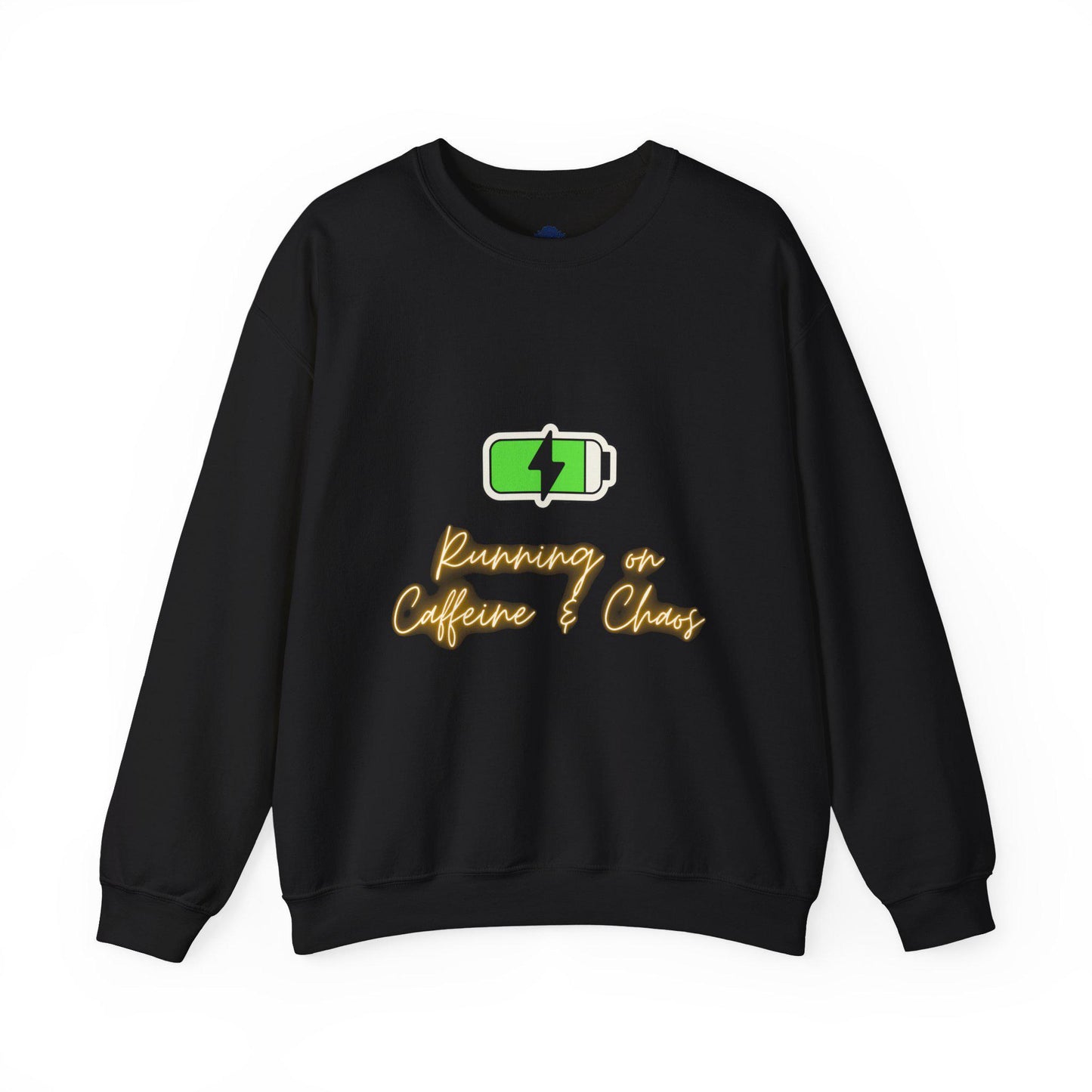 Funny Coffee Quote Crewneck Sweatshirt | Coffee Lover, Caffeinated Humor